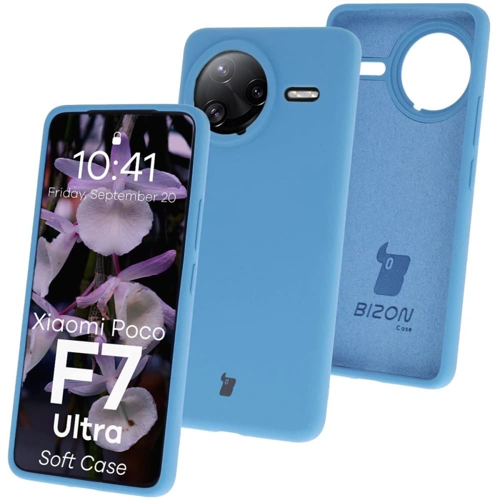 Bizon Soft Case Xiaomi POCO F7 Ultra blau