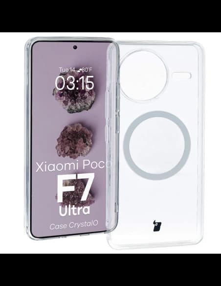 Bizon Case CrystalO Magnetic Xiaomi POCO F7 Ultra klar