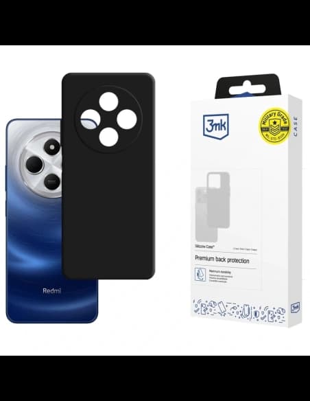 3MK Silicone Case Xiaomi Redmi 14C / Redmi A4 5G black