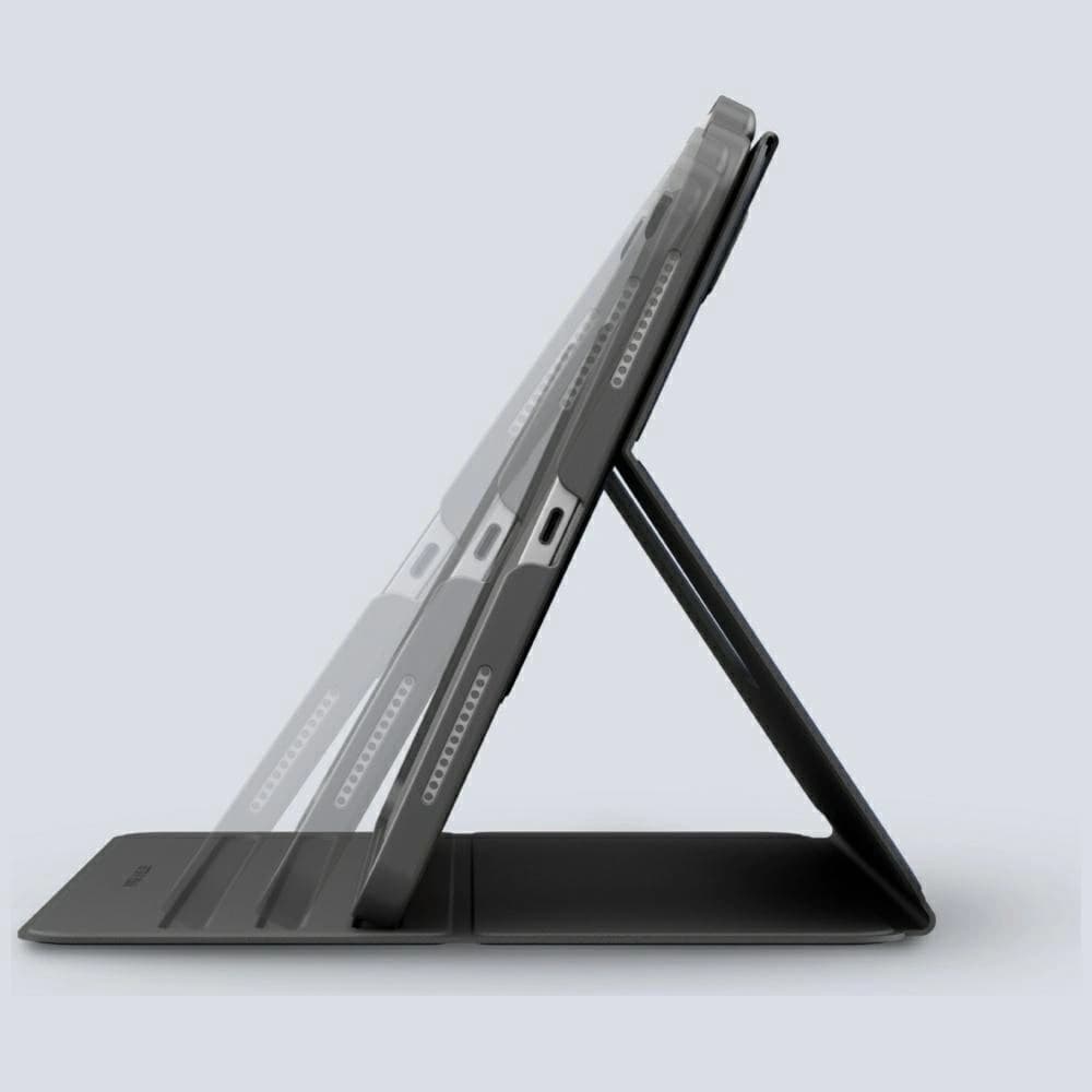 UNIQ Rovus Snapmount Magnetický 360° Otočný Odnímatelný Apple iPad 10,9" 2022 / 11" 2025 šedý - 9