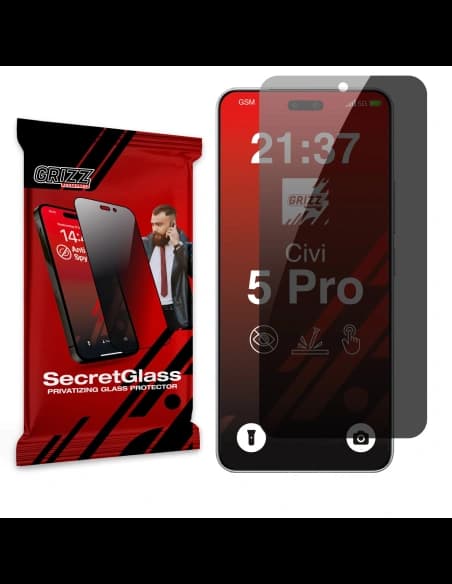 GrizzGlass Matte SecretGlass Xiaomi Civi 5 Pro