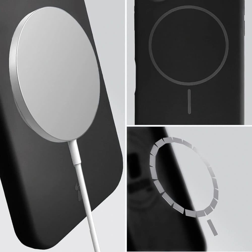 Bizon Soft Case Magnetisch Apple iPhone 15 Plus schwarz - 4