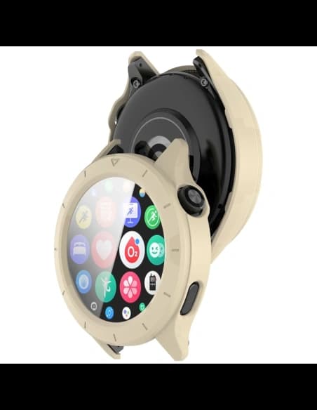 Bizon Case+Glass Uhr Xiaomi Watch S4 beige