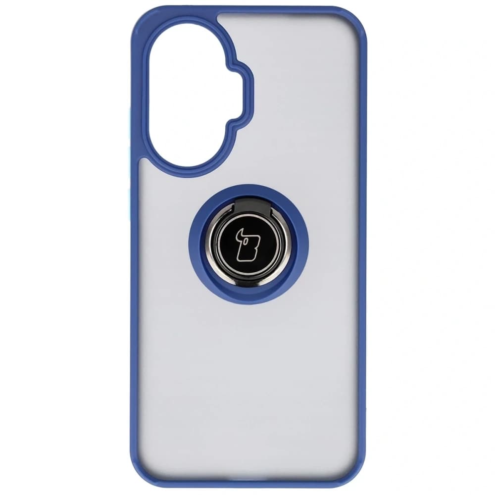 Bizon Case Hybrid Ring Xiaomi POCO F7 fumuriu cu albastru marin - 2
