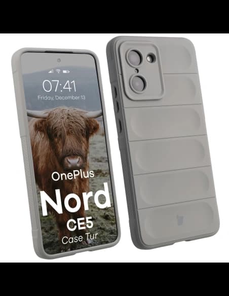 Bizon Case Tur OnePlus Nord CE5 5G light grey