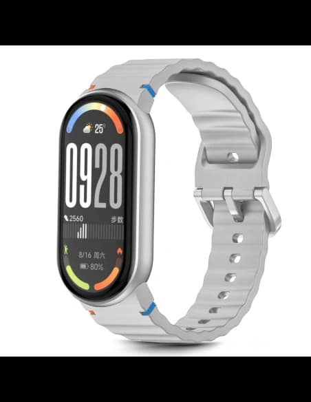 Tech-protect Silicone Sport Xiaomi Smart Band 8 / 9 / 10 / Nfc Crayon Grey