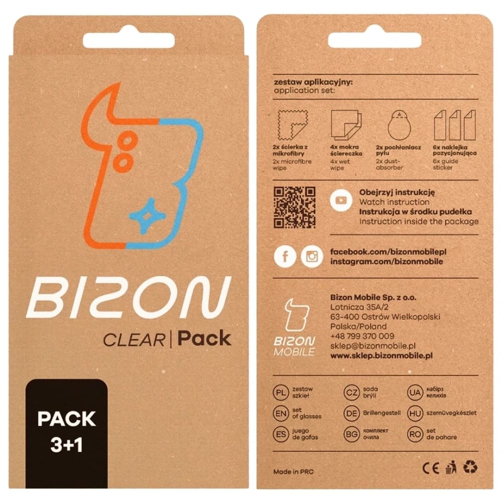 BIZON Clear 3x Bildschirmglas + Kameraglas Google Pixel 10 - 7