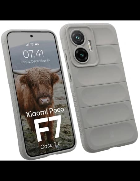 Bizon tok Tur Xiaomi POCO F7 világosszürke