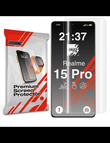 GrizzGlass Hydrofilm Realme 15 Pro