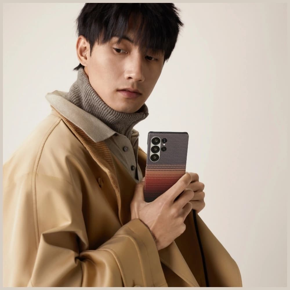 PITAKA Ultra-Slim MagSafe Samsung Galaxy S25 Ultra západ slunce - 13