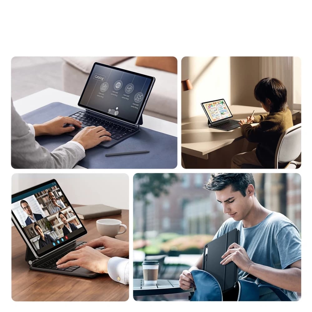 Dux Ducis Klávesnice MK Series Bluetooth Samsung Galaxy Tab S9 / S8 / S7 černá - 6