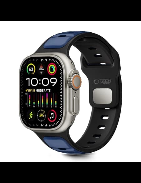 Tech-Protect IconBand Linie Apple Watch 8 / 9 / 10 / 11 / SE / Ultra 44/45/46/49mm Schwarz/navy