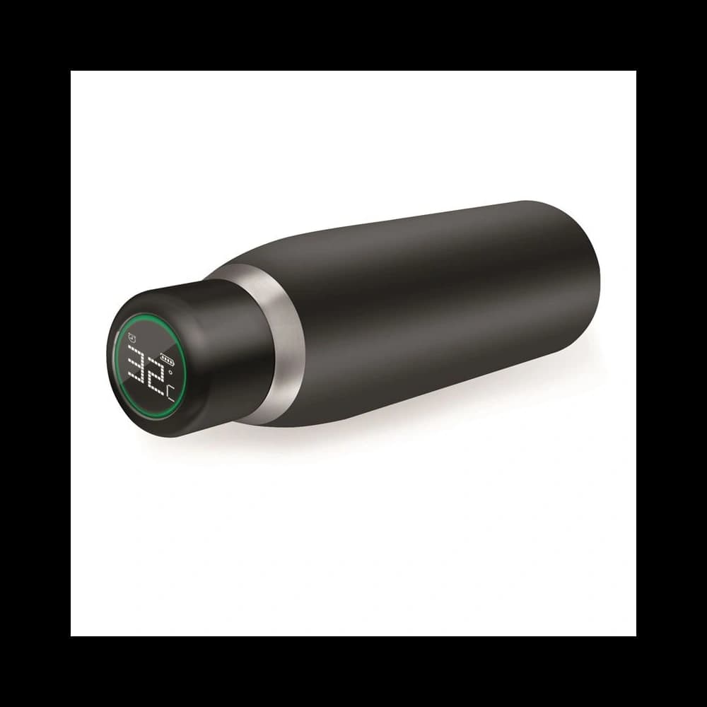 PURO Smart Bottle 500ml INOX termosz fekete intelligens LED kupakkal - 4