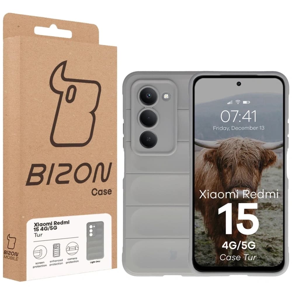 Bizon Case Tur Xiaomi Redmi 15 4G / 5G light grey - 8