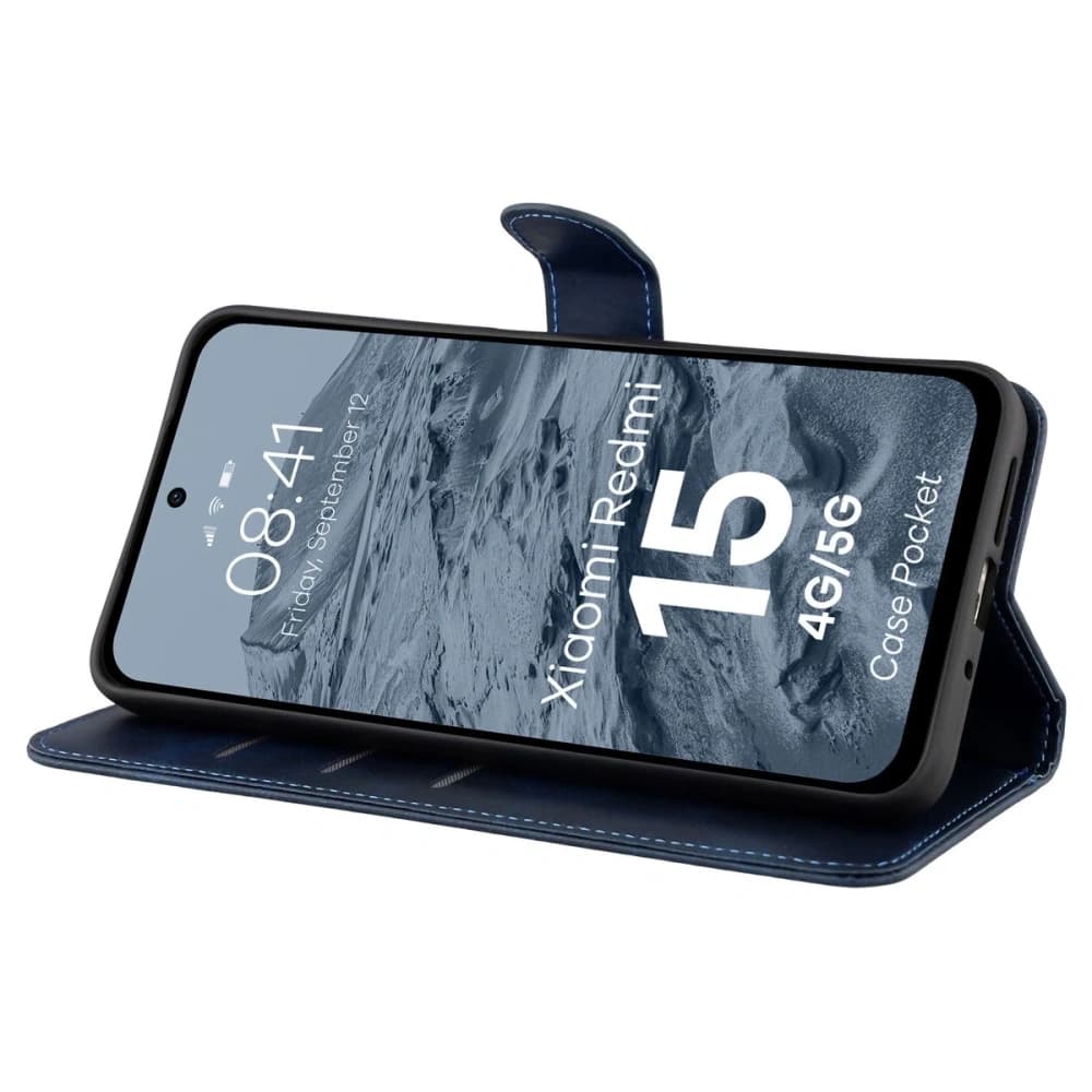 Bizon Case Pocket Xiaomi Redmi 15 4G / 5G navy blue - 5