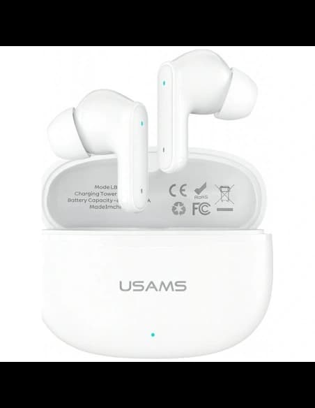 USAMS E05 Drahtlose In-Ear TWS Kopfhörer Bluetooth 6.0 weiß