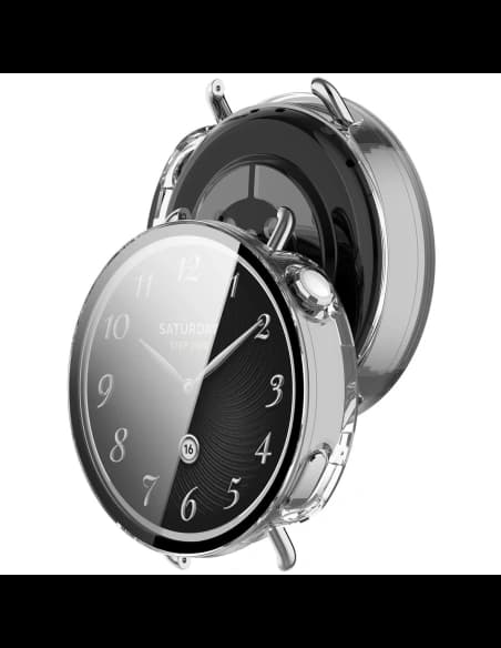 Bizon Case+Glas Uhr Xiaomi Watch S4 41mm klar