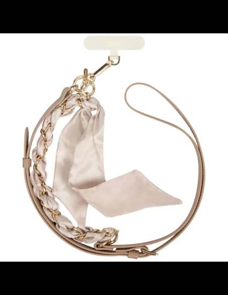 Uniwersalna smycz do telefonu 2w1 UNIQ Coehl Caryne dusty nude