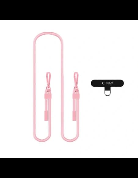 Smycz Tech-Protect C5se Rope Crossbody Strap Baby Pink