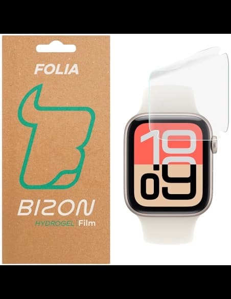 Bizon Glas Uhr Hydrogel Apple Watch SE 3 / SE 2 / SE / 6 / 5 / 4 44mm