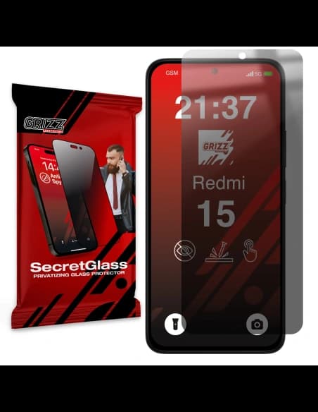 GrizzGlass Matte SecretGlass Xiaomi Redmi 15