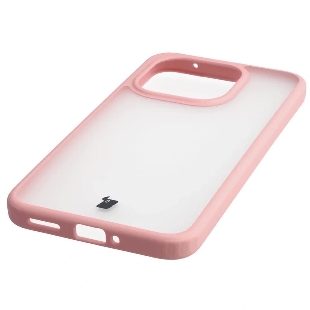 Bizon Case Angelo Xiaomi 15T semi-transparent with a light pink frame - 5