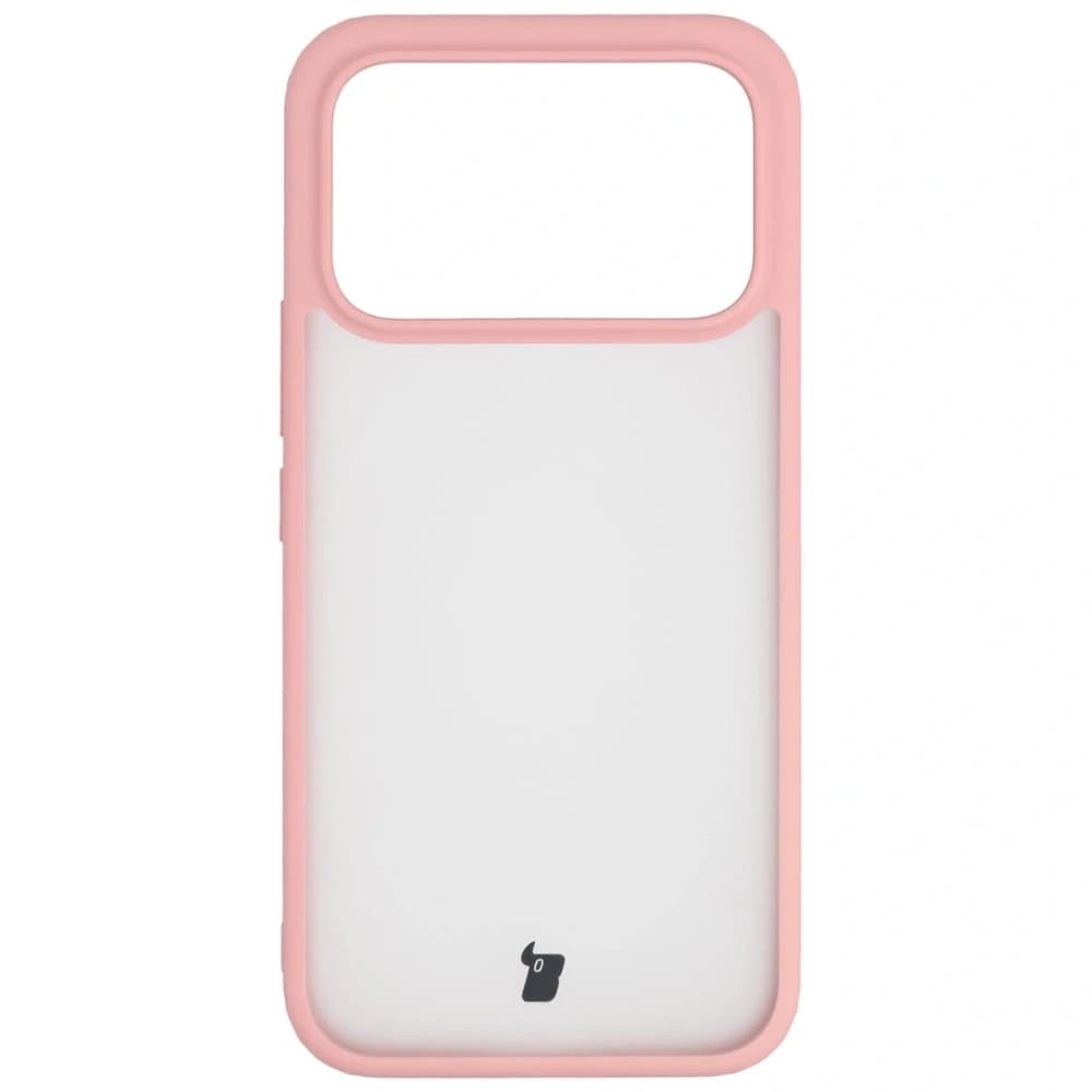 Bizon Case Angelo Xiaomi POCO F8 Ultra semi-transparent with a light pink frame - 2
