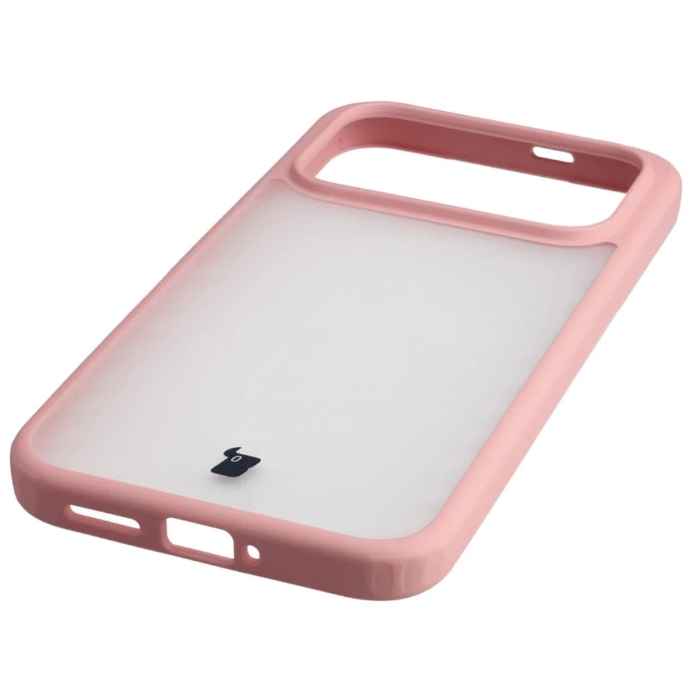 Bizon Case Angelo Xiaomi POCO F8 Ultra semi-transparent with a light pink frame - 5