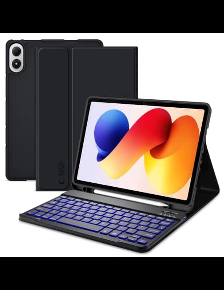Tech-Protect SmartCase Pen + Keyboard Xiaomi Poco Pad M1 / Redmi Pad 2 Pro 12.1 Black
