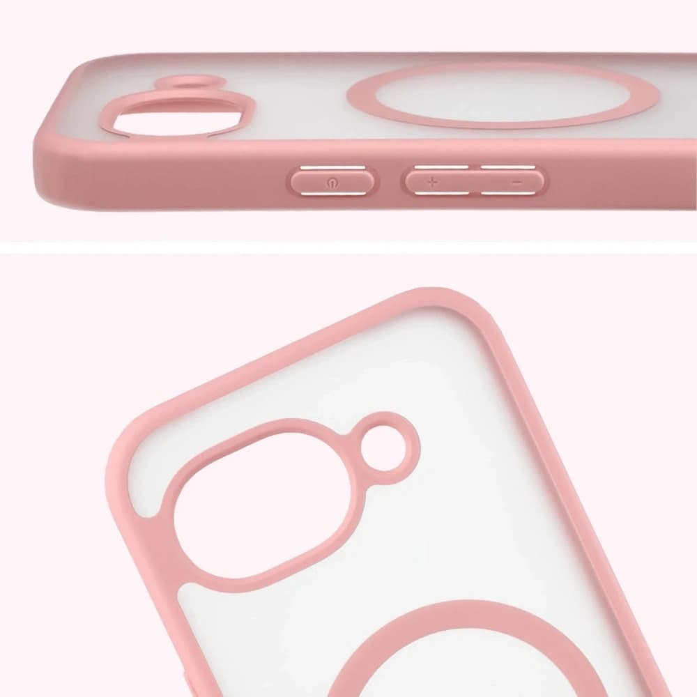 Bizon Case MatteO Magnetic Google Pixel 10a smoky light pink - 4