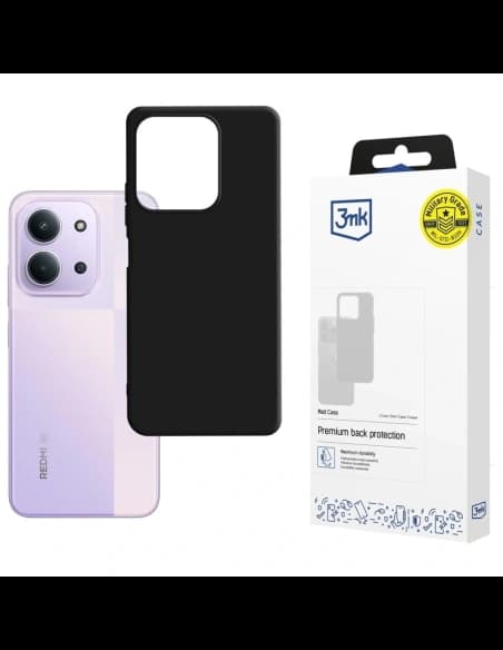 Etui 3MK Matt Case do Redmi 15C 4G/5G czarny