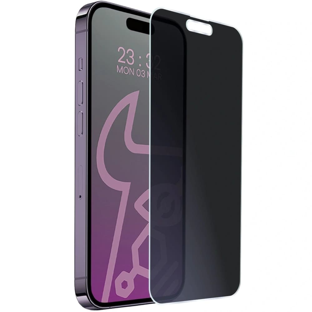 Prywatyzujące szkło hybrydowe Bizon Glass Mule Shadow do Apple iPhone 14 Pro matowe - 5