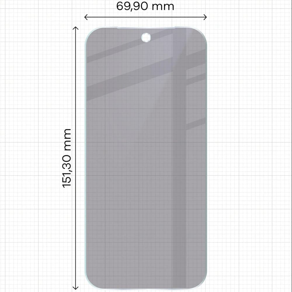 Bizon Glass Mule Shadow Google Pixel 9a matte - 2