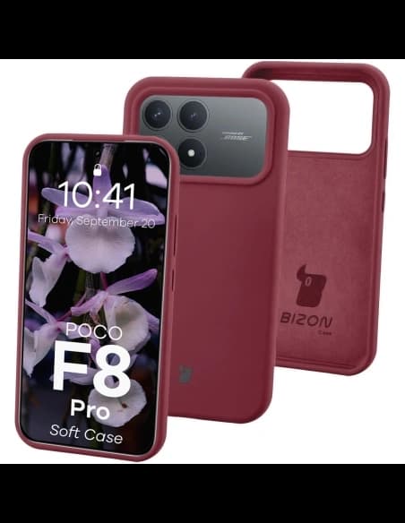 Bizon Soft Case Xiaomi POCO F8 Pro sötétlila