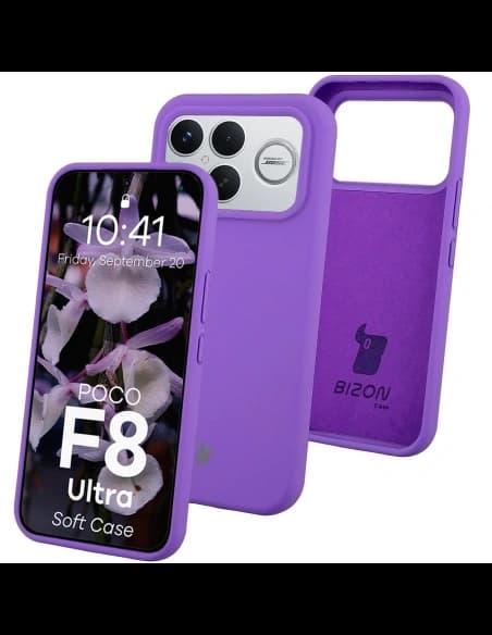 Bizon Soft Case Xiaomi POCO F8 Ultra lila