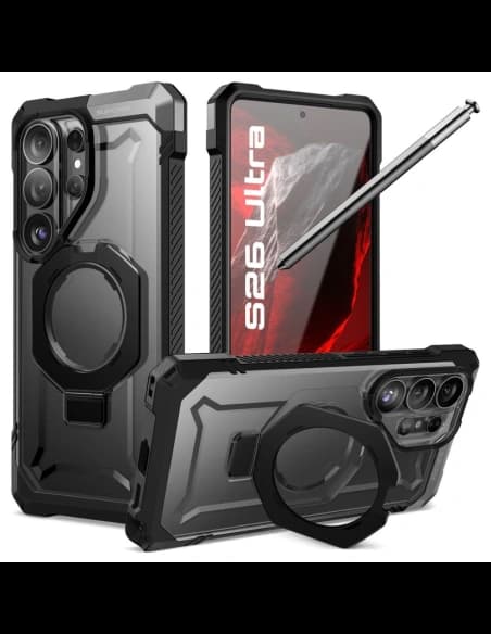 Supcase Unicorn Beetle Grip Mag MagSafe Samsung Galaxy S26 Ultra fekete