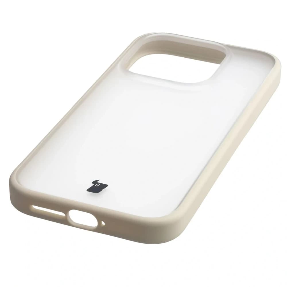 Bizon Case Angelo Xiaomi 17 semi-transparent with a beige frame - 5