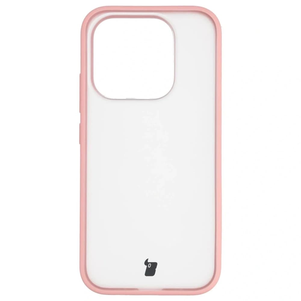 Bizon Case Angelo Xiaomi 17 semi-transparent with a light pink frame - 2