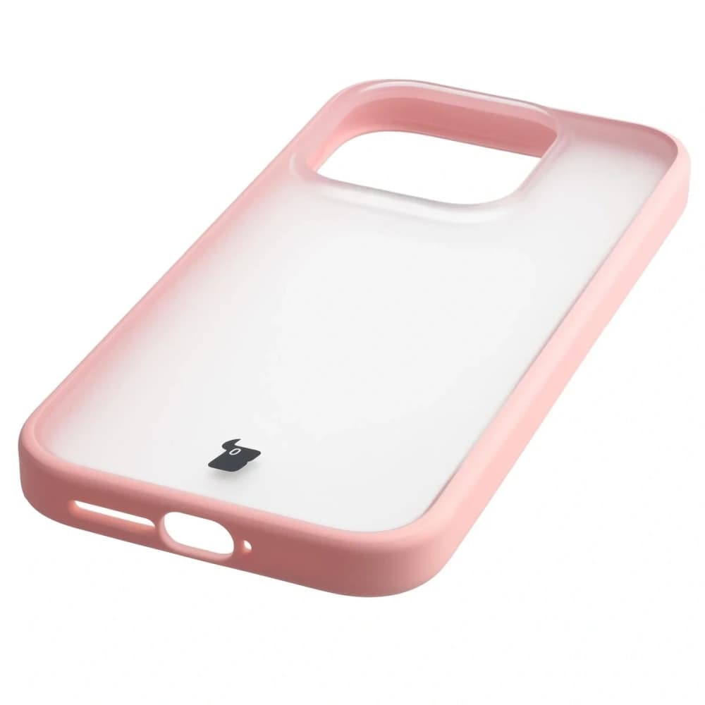 Bizon Case Angelo Xiaomi 17 semi-transparent with a light pink frame - 5
