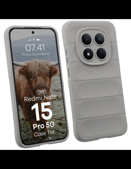 Bizon Case Tur Xiaomi Redmi Note 15 Pro 5G light gray