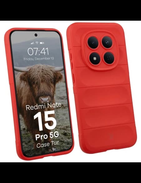 Bizon Case Tur Xiaomi Redmi Note 15 Pro 5G red