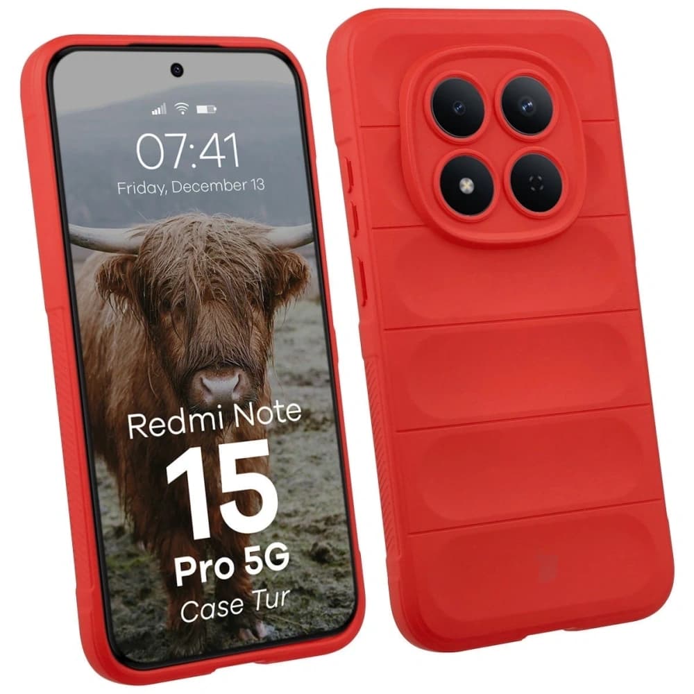 Bizon Case Tur Xiaomi Redmi Note 15 Pro 5G red