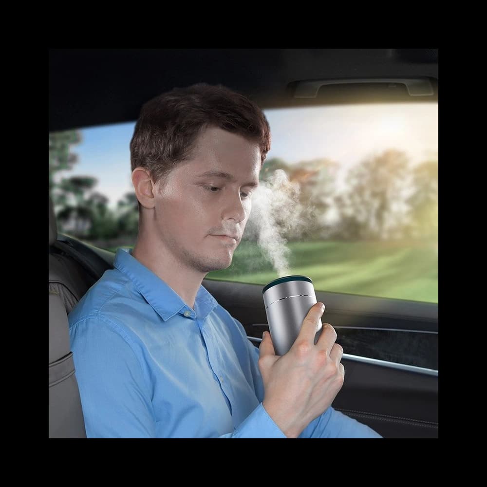 Umidificator auto Baseus pentru aromaterapie, 75ml (argintiu) - 10