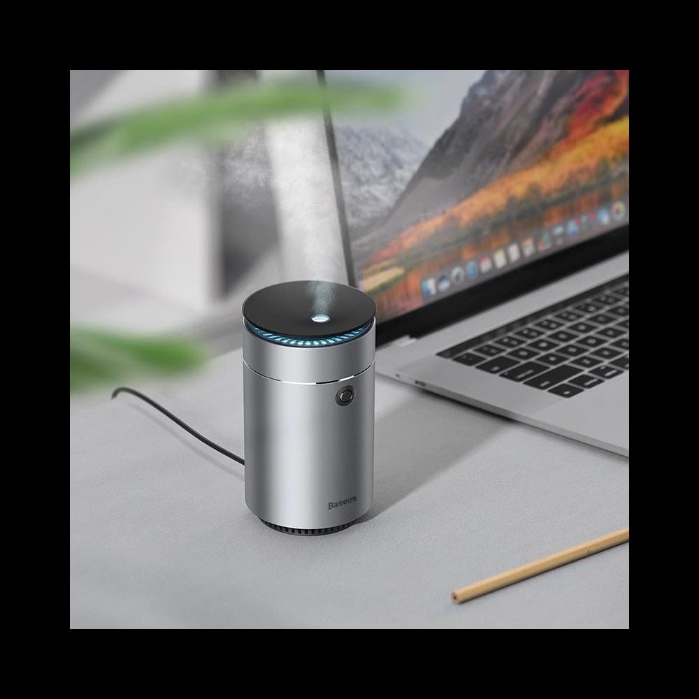 Umidificator auto Baseus pentru aromaterapie, 75ml (argintiu) - 11