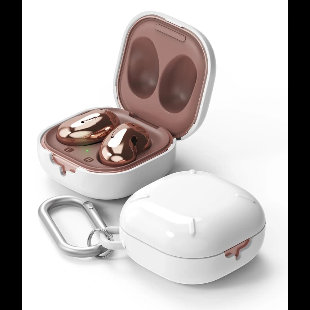 Ringke Slim-X Samsung Galaxy Buds 2/2 Pro/Live/Pro Glossy White - 1